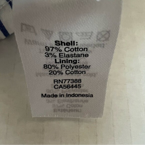 J. Crew Pull on Striped Ruffled Mini Skirt SZ 0 - Picture 10 of 14